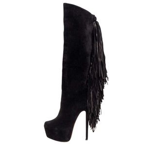 Fringe platform louboutins!!